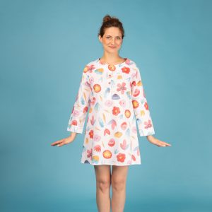 Camicia da Notte Flower Blooming - un disegno esclusivo di Sandy Aime